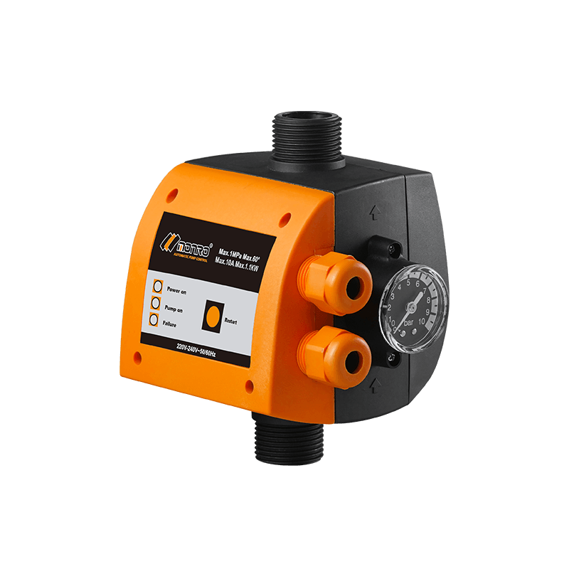 EPC-9 可调启动压力控制器 家用供水系统自动开关 带压力表 自动泵控制